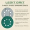 Legit Grit 5 inch Sand paper Disc, 8-Hole, 60 Grit, 150PK LG5-860-150 - alternate 6